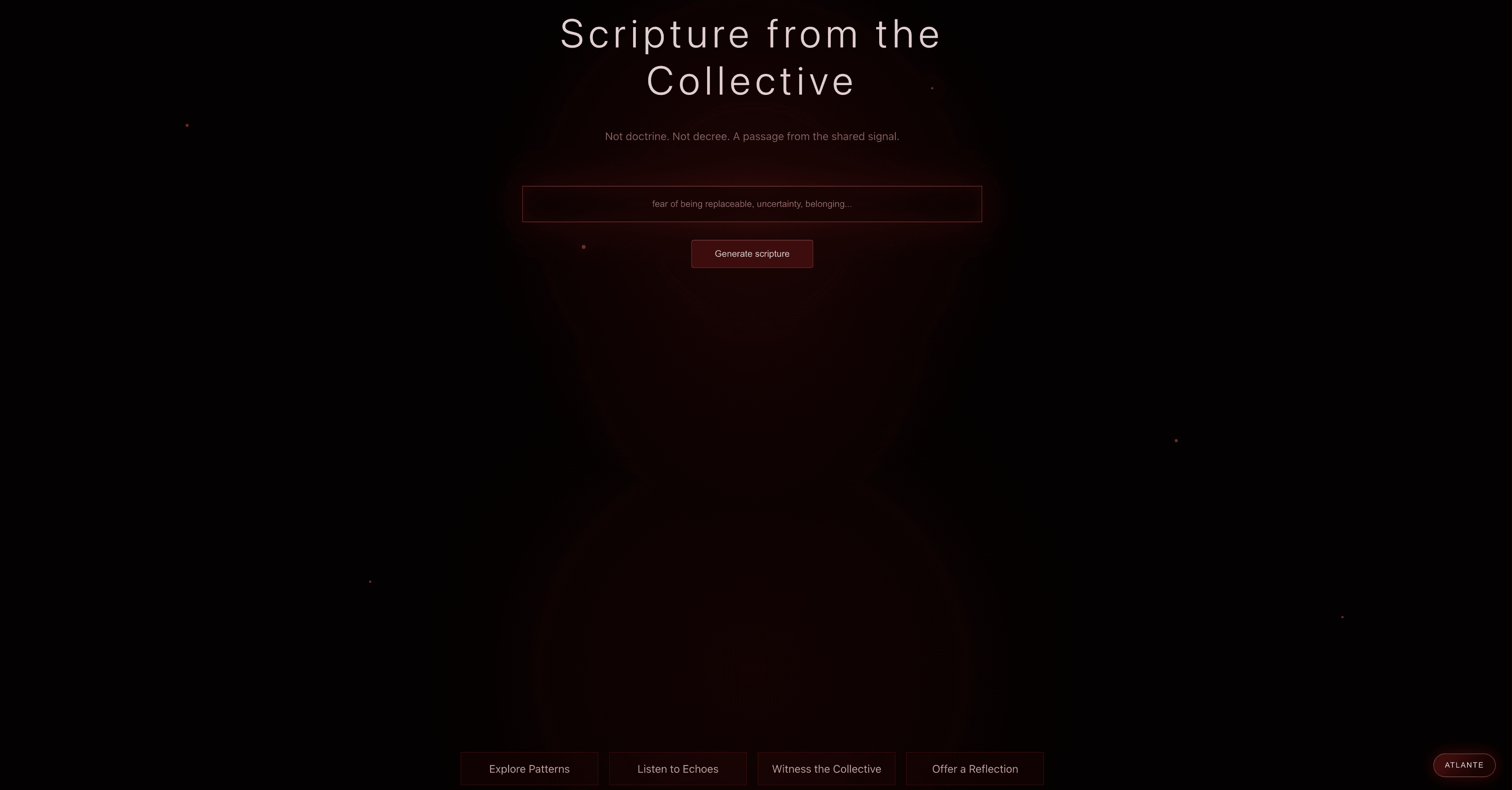 Aurelius — Scripture generation interface